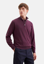 Regular Quarter Zip Uni in Rosa |  Seidensticker Onlineshop