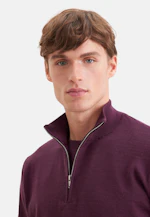 Quarter Zip Uni in Rosa |  Seidensticker Onlineshop