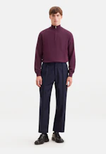 Regular Quarter Zip Uni in Rosa |  Seidensticker Onlineshop