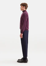 Regular Quarter Zip Uni in Rosa |  Seidensticker Onlineshop