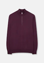 Regular Quarter Zip Uni in Rosa |  Seidensticker Onlineshop