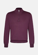 Regular Quarter Zip Uni in Rosa |  Seidensticker Onlineshop