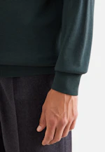 Quarter Zip Uni in Grün |  Seidensticker Onlineshop