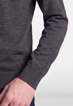 Regular Cardigan Uni in Grau |  Seidensticker Onlineshop