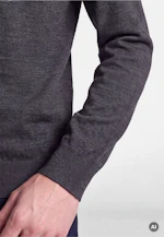 Regular Cardigan Uni in Grau |  Seidensticker Onlineshop