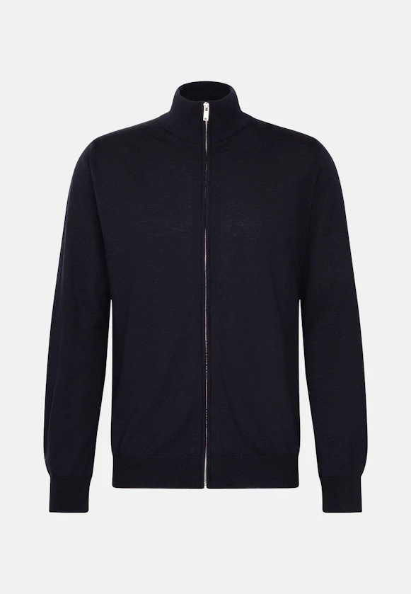 Regular Cardigan Uni in Dunkelblau |  Seidensticker Onlineshop