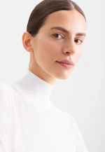 Feinstrick Rollkragenpullover aus Wolle und Seide in Weiß |  Seidensticker Onlineshop
