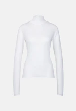Feinstrick Rollkragenpullover aus Wolle und Seide in Weiß |  Seidensticker Onlineshop