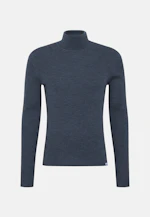 Turtleneck Pullover Uni in Grey Mélange |  Seidensticker Onlineshop