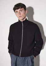 Regular Strick-Jacke Uni in Rot |  Seidensticker Onlineshop
