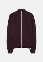 Regular Strick-Jacke Uni in Rot |  Seidensticker Onlineshop