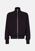 Regular Strick-Jacke Uni in Rot |  Seidensticker Onlineshop