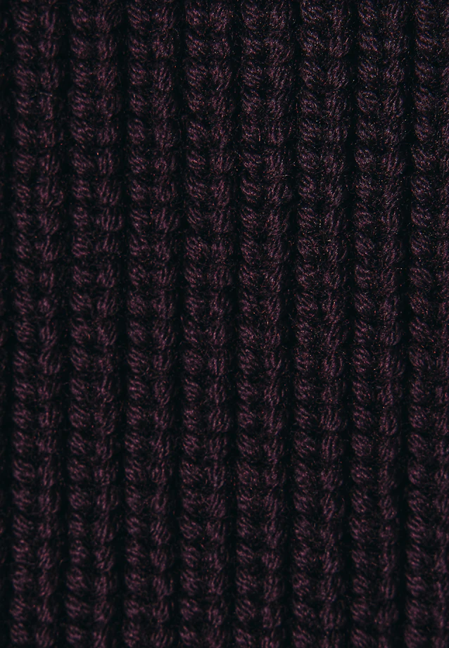 Round neck Pullover Uni in Rot |  Seidensticker Onlineshop