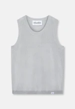 Regular Knitted Tank Top Uni in Silver |  Seidensticker Onlineshop