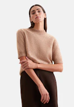 Strickshirt aus Mohair Mix in Braun |  Seidensticker Onlineshop