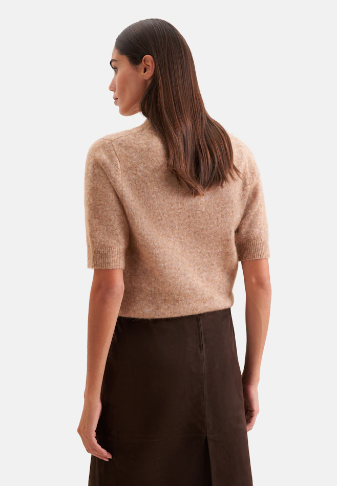 Strickshirt aus Mohair Mix in Braun | Seidensticker Onlineshop