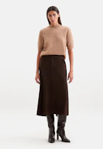 Strickshirt aus Mohair Mix in Braun |  Seidensticker Onlineshop