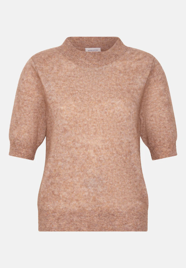 Strickshirt aus Mohair Mix in Braun |  Seidensticker Onlineshop