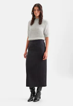 Chemise légère tricotée en laine et soie, rayée bleu in Gris |  Seidensticker Onlineshop