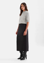 Chemise légère tricotée en laine et soie, rayée bleu in Gris |  Seidensticker Onlineshop