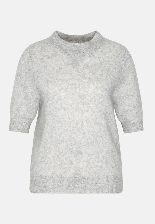 Chemise légère tricotée en laine et soie, rayée bleu in Gris |  Seidensticker Onlineshop