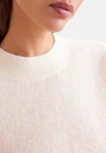 Chemise légère tricotée en laine et soie, rayée bleu in Ecru |  Seidensticker Onlineshop