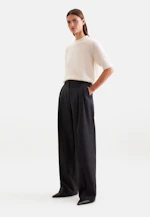 Chemise légère tricotée en laine et soie, rayée bleu in Ecru |  Seidensticker Onlineshop
