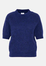 Chemise légère tricotée en laine et soie, rayée bleu in Bleu Moyen |  Seidensticker Onlineshop