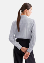 Hemdbluse mit abnehmbarer Schluppe in Dunkelblau |  Seidensticker Onlineshop