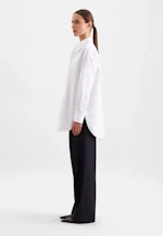 Oxford Hemdbluse Oversized mit tiefer Passe in Weiß |  Seidensticker Onlineshop