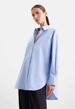 Oxford Hemdbluse Oversized mit tiefer Passe in Hellblau |  Seidensticker Onlineshop