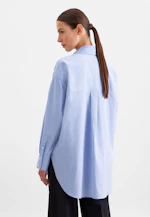 Oxford Hemdbluse Oversized mit tiefer Passe in Hellblau |  Seidensticker Onlineshop