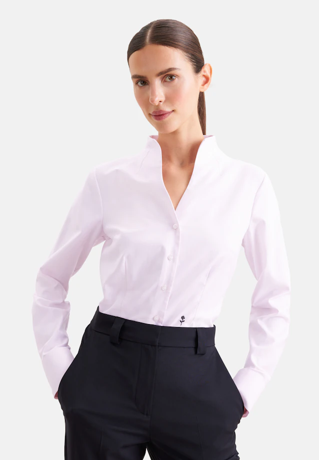 Oxford Kelchkragenbluse in Rose Fuchsia |  Seidensticker Onlineshop