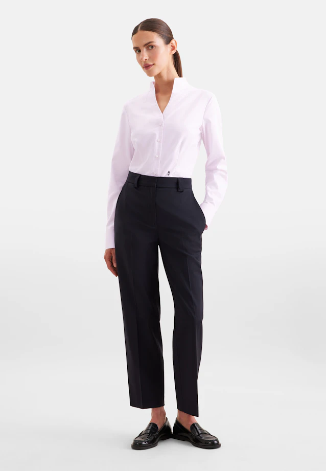 Oxford Kelchkragenbluse in Rose Fuchsia |  Seidensticker Onlineshop