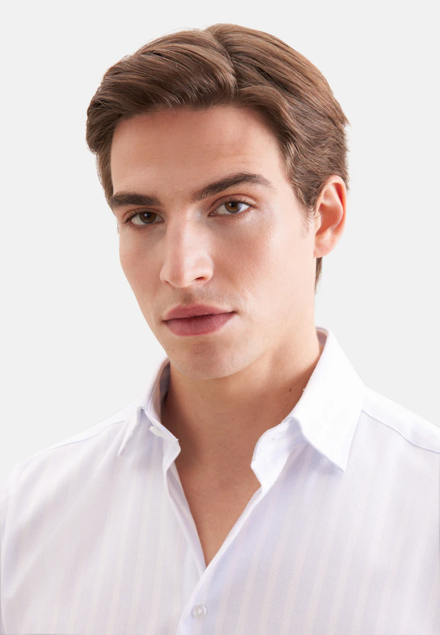 Regular Business shirt Stripes in Hellblau |  Seidensticker Onlineshop