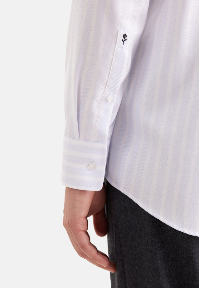 Regular Business shirt Stripes in Hellblau |  Seidensticker Onlineshop