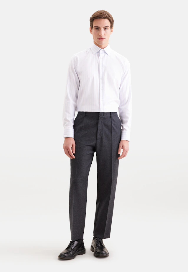 Regular Business shirt Stripes in Hellblau |  Seidensticker Onlineshop