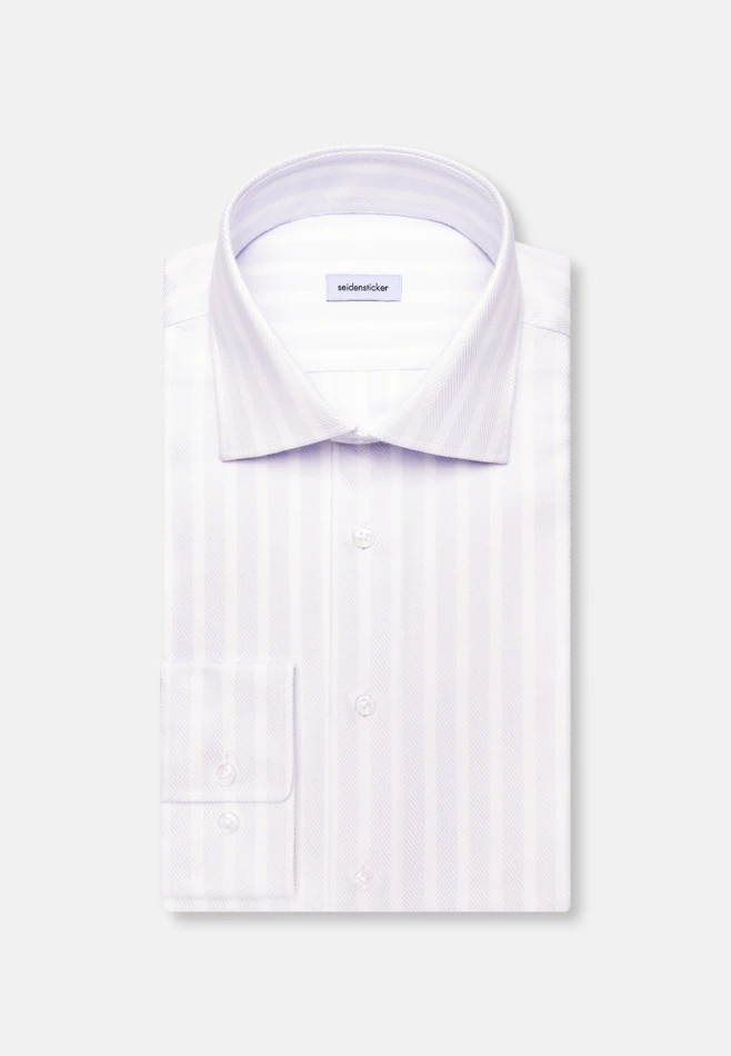Regular Business shirt Stripes in Hellblau | Seidensticker online shop