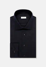 Regular Business shirt Structure in Schwarz |  Seidensticker Onlineshop