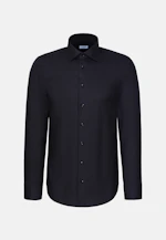 Regular Business shirt Structure in Schwarz |  Seidensticker Onlineshop