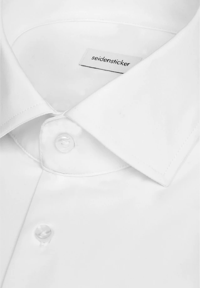 Regular Performance shirt Uni in Weiß |  Seidensticker Onlineshop
