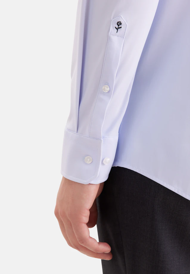 Regular Performance-Hemd Uni in Hellblau |  Seidensticker Onlineshop