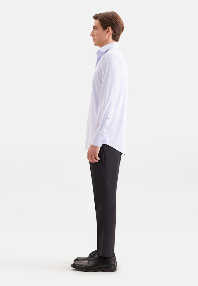 Regular Performance shirt Uni in Hellblau |  Seidensticker Onlineshop