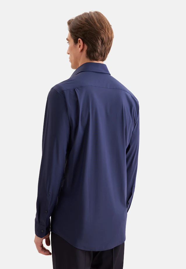 Regular Performance shirt Uni in Dunkelblau |  Seidensticker Onlineshop