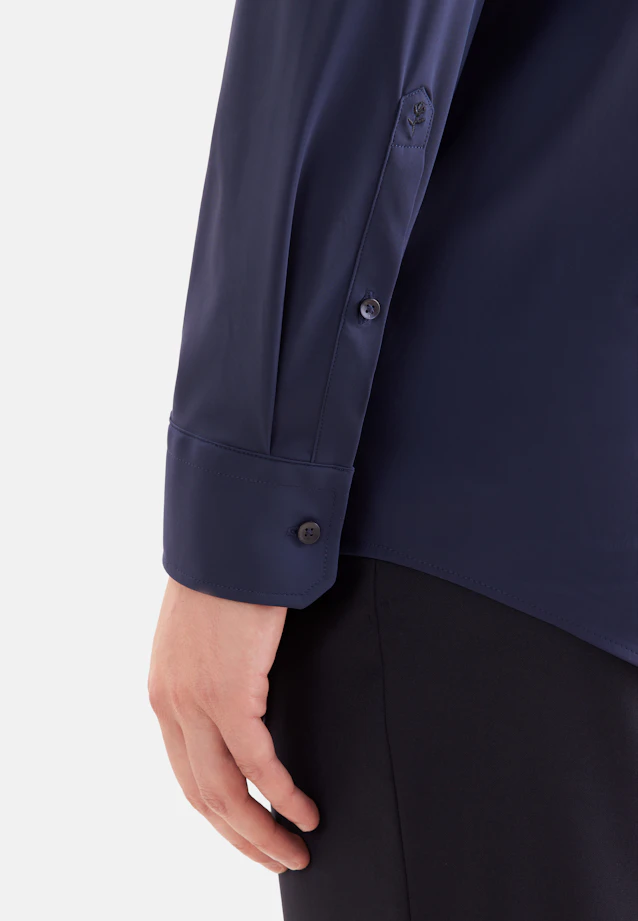 Regular Performance shirt Uni in Dunkelblau |  Seidensticker Onlineshop