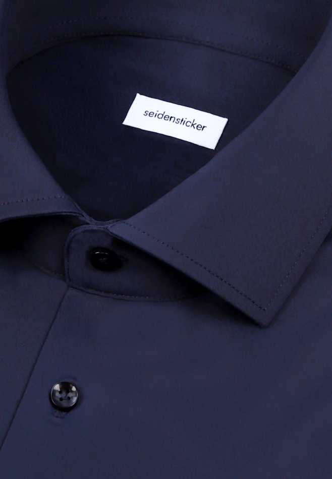 Regular Performance shirt Uni in Dunkelblau | Seidensticker online shop