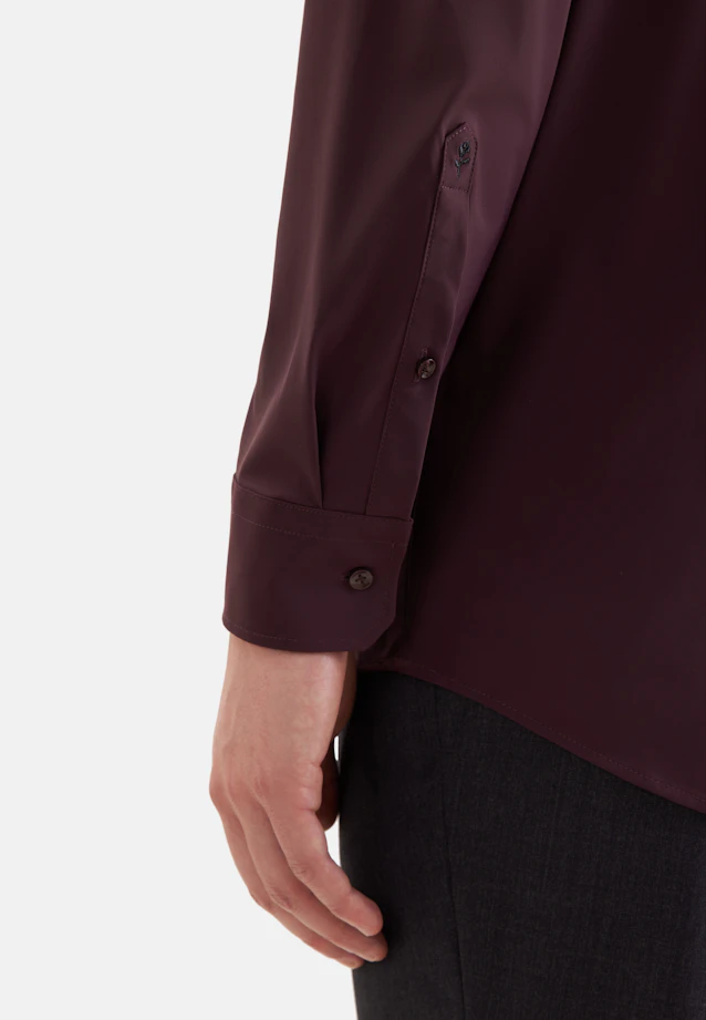 Regular Performance shirt Uni in Rot |  Seidensticker Onlineshop
