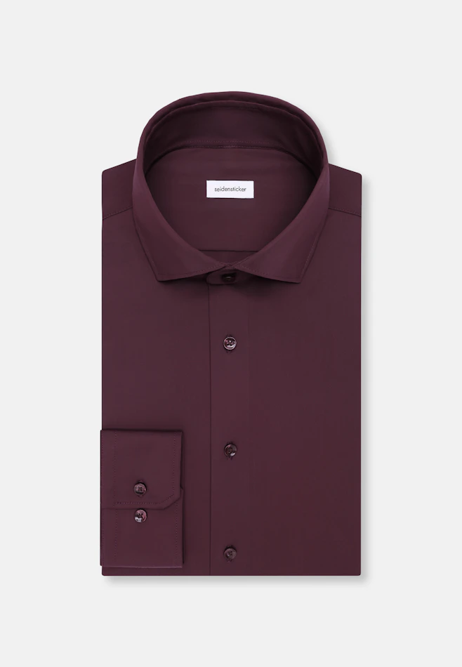 Regular Performance shirt Uni in Rot | Seidensticker online shop