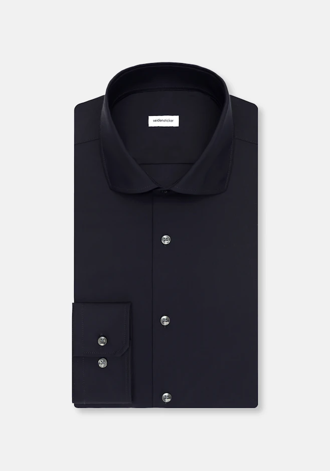 Comfort Performance shirt Uni in Schwarz | Seidensticker online shop