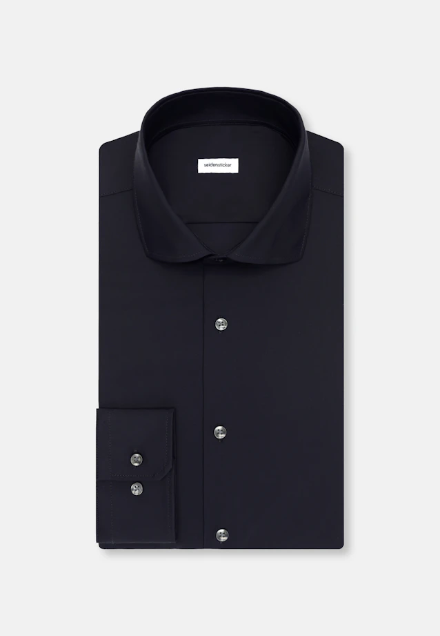 Comfort Performance shirt Uni in Schwarz |  Seidensticker Onlineshop